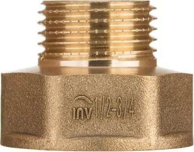 Obrázok produktu pre Mosadzná redukcia 3/4 "x1/2" vnútorný/vonkajší závit