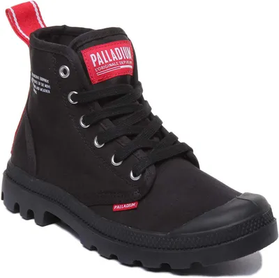 Produktbild von Palladium Pampa Hi Dare Frauen Schnürung Le wand Stiefelette Schwarz – undefined / Schwarz