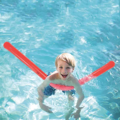 Produktbild von Schwimmnudel 160 cm Wasser Aufblasbare Schwimmhilfe Pool Schwimmstange rot oder grün