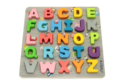 Produktbild von Jadore ABC Holzlernpuzzle englisch