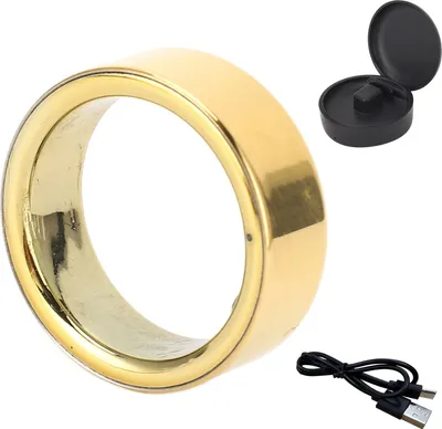 Produktbild von Smart Ring IPX8 Monitor erkennen Schlafstatus Gold wiederaufladbar 18mah Gesundheit für Männer Frauen