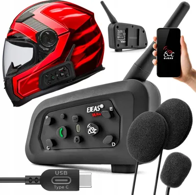Image de Ejeas Intercom Moto V6 Pro Plus - kit pour 1 casque