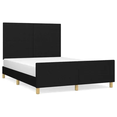 Immagine prodotto di vidaXL Struttura letto senza materasso nero 140x190 cm tessuto