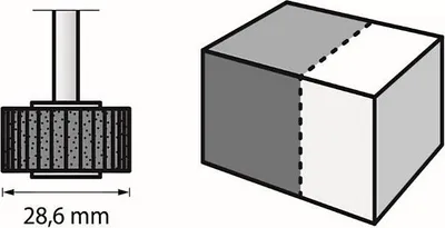 Produktbild von Schleiffächer 9,5 mm