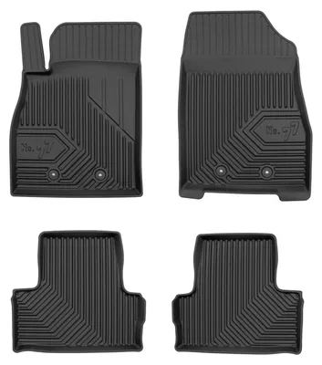 Productafbeelding van Rubberen automatten voor Opel Ampera 2012-2014 (liftback) – 4-delig, zwart, op maat