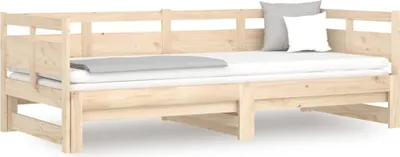 Obrázek produktu pro vidaXL Rozkládací denní postel z borovicového masivu 2x(90x190) cm