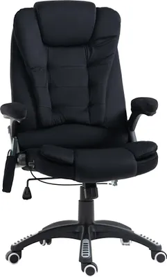Produktbild von Bürostuhl mit Massage- & Wärmefunktion, ergonomisch, höhenverstellbar, Schwarz