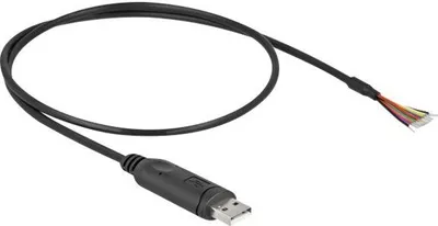 Obrázek produktu pro Delock - Serieller Adapter - USB2.0 - RS-232 x 1 - Schwarz (90415)