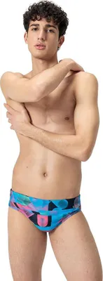 Obrázek produktu pro Speedo Allover Digi 7 cm plavky – modré, velikost UK 32, pánské, modré, velikost UK 32