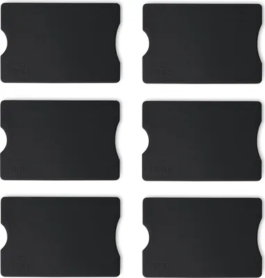 Produktbild von 6x RFID Schutzhülle Kartenschutzhülle Kreditkarte EC-Karte Hülle Kartenhülle