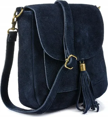 Immagine prodotto di Borsa a tracolla da donna in pelle scamosciata retrò