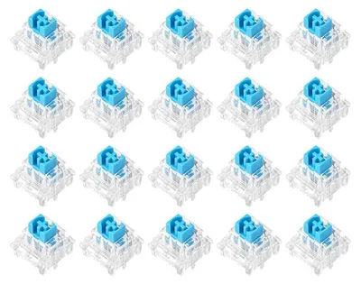 Productafbeelding van 20 stuks mechanische toetsenbordschakelaars, 3-polige schakelaars voor gaming-toetsenbord