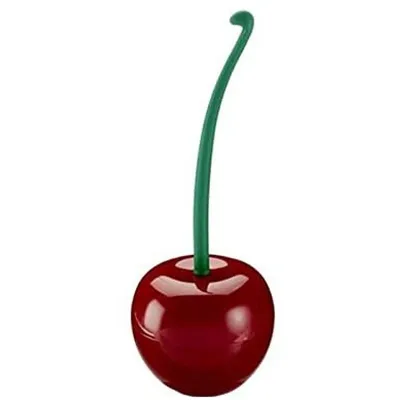 Produktbild von WC-Bürste, weinrot, kirschförmig, WC-Bürstenhalter-Set aus Kunststoff