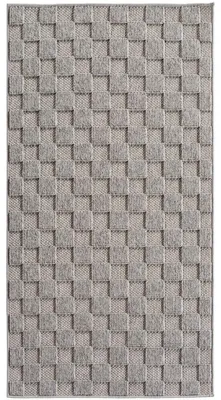 Imagen del producto de Helix Has alfombra pelo corto corredor 80x150cm plata