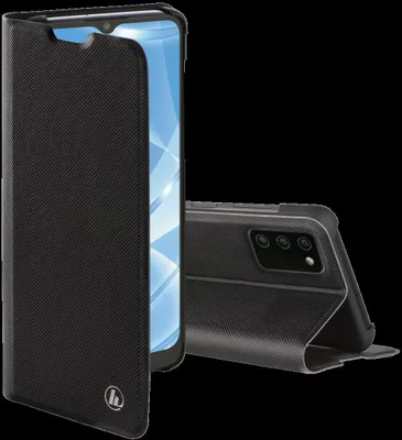 Produktbild von Hama Essential Line Slim Pro - Flip-Hülle für Mobiltelefon - Polyurethan - Schwarz (00177850)