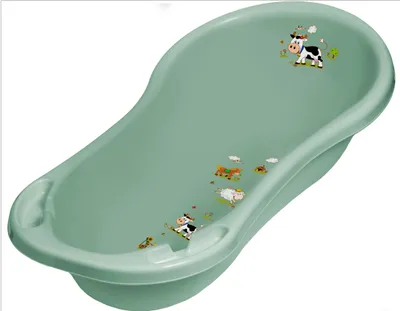 Obrázek produktu pro Keeeper Dětská vanička Funny Farm 100 cm - khaki
