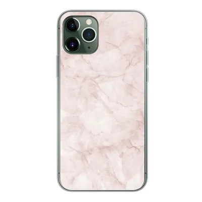 Produktbild von MuchoWow® Handyhülle Schutzhülle Hülle für iPhone 11 Pro Marmor - Rosa - Schick Silikon Softcase Handy Hülle - Handy
