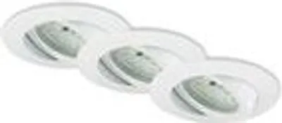 Produktbild von LED Einbauleuchten Dimmbar Schwenkbar 3er Set 5,5 W weiß Kunststoff Briloner