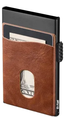 Image de Solidchoice - Étui de crédit intelligent pour hommes, avec protection RFID