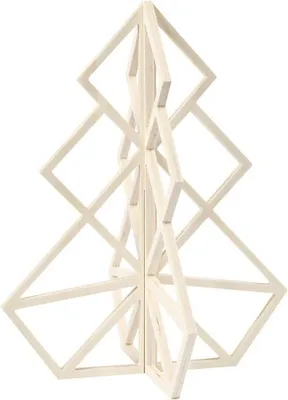 Obrázek produktu pro 3D vánoční stromek, v. 40 cm, š. 32 cm, překližka, 1ks