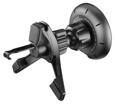Immagine prodotto di Caricabatterie wireless HAMA Qi2, ricarica rapida induttiva in auto, 15 W, nero (00201736)