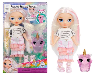 Obrázok produktu pre Rainbow High Littles Rainbow Fantasy Fairies Doll- Opal (Rainbow), Modelka, Žena, 4 rok / roky, Chlapec / dievča, 140 mm, Viacfarebný
