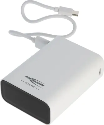 Zdjęcie produktu dla Powerbank Ansmann PB222PD 20 000 mAh, z funkcją szybkiego ładowania, ultrakompaktowy i lekki, biały
