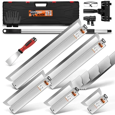 Flachspatel-Set (15 cm, 25 cm, 40 cm, 60 cm, 80 cm)