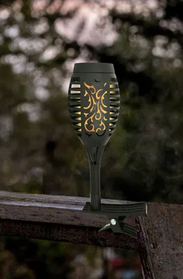 Produktbild von Hilight 507359 Solar-Fackel 'Hilight' 3er Set, mit Klammer, mit Schalter
