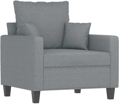 Produktbild von Moderner Wohnzimmer-Sessel mit gepolsterter Sitzfläche und Stoffbezug