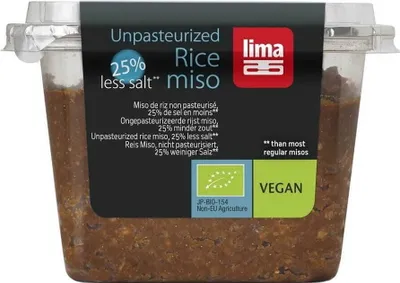 Obrázok produktu pre Ryža Miso - hnedá a s 25% zníženým obsahom soli 300g