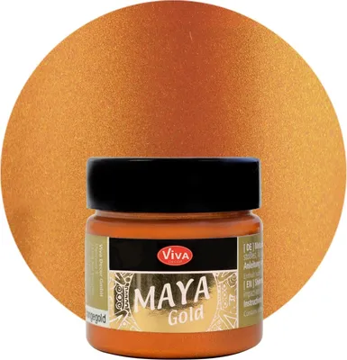 Produktbild von ViVA DECOR Maya Gold 45 ml orangegold