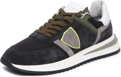 Produktbild von 0639AU sneaker uomo PHILIPPE MODEL TROPEZ man shoes blue/green