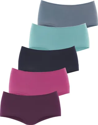 Produktbild von LASCANA Panty aubergine, pink, navy, mint, blau Größe 36/38