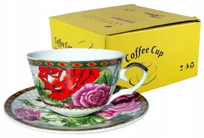 Imagen del producto de Chrysanthemum CUP 230 ml Gold Edge Thin Porcelain Yamasen Vintage