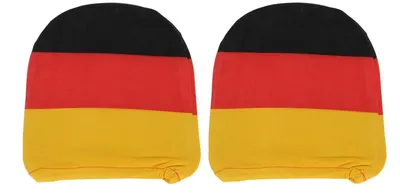 Produktbild von JUNG Fahne Kopfstützenüberzug Deutschland Fussball WM 2026 Weltmeisterschaft (Fahne, Flagge, Fan Artikel, Mützen, Auto, Europameisterschaft)