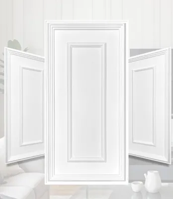 Produktbild von 3D Wandpaneele - PVC - Wasserfest - Wandverkleidung - 100 x 50 cm - 10 Stück