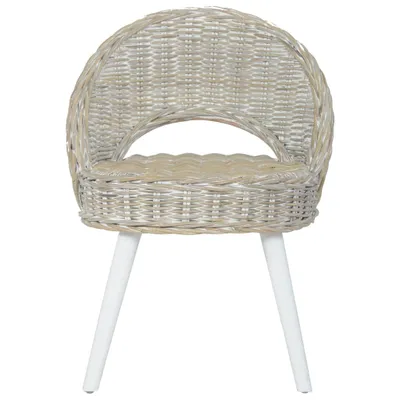 Immagine prodotto di Poltrona in Rattan Kubu Bianco