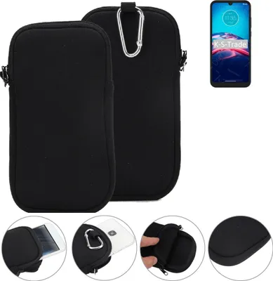 Produktbild von K-S-Trade Neopren-Hülle Handyhülle kompatibel mit Motorola Moto E6S 2020 Schutzhülle Neoprenhülle Sleeve Schutz-Hülle Gürtel Tasche Case Holster