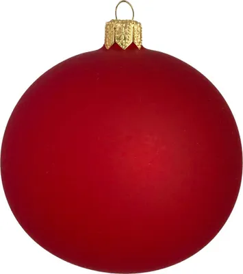 Obrázok produktu pre Sklenená ozdoba v matnej burgundy farbe
