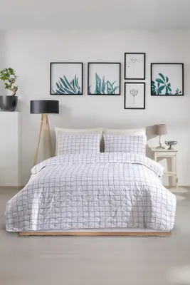 Immagine prodotto di L'Essentiel Linge de Maison, Set copriletto matrimoniale, Artus - Grigio, 65% COTONE / 35% POLIESTERE, Grigio, 200 x 220 cm