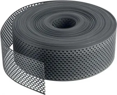 Produktbild von Lüftungsband PVC Rolle Traufgitter 50 mm x 120 m Anthrazit