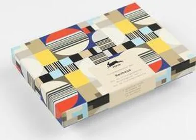 Produktbild von Korrespondenzset Bauhaus Design, 40 Blatt Briefpapier (4 Designs), 20 Umschläge (2 Designs), 150 x 210 mm
