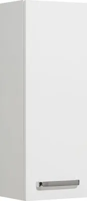 Produktbild von Badezimmer Wandschrank Hängeschrank WARSCHAU-66 in weiß glänzend - B/H/T: 25/70/20cm