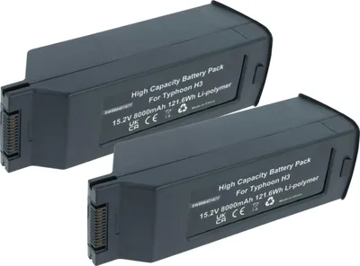 Produktbild von vhbw 2x Akku Ersatz für Yuneec YUNTYHP101, YUNTYH3B4S5250 für Drohne Multicopter Quadrocopter (8000 mAh, 15,2 V, Li-Polymer)
