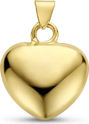 Produktbild von Geschenk für sie New Bling 9NBG-0449 Gold-Anhänger - Damen - Herz - Charme - 7 mm - 14 Karat - Gold