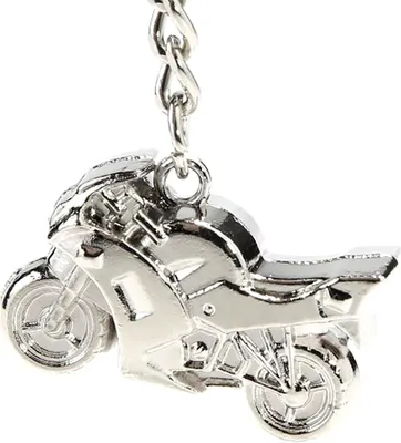 Produktbild von Jumada's - Schlüsselanhänger - Motorrad - Silber - Für den Motorrad-Enthusiasten
