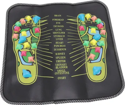 Image de Tapis de massage des pieds, tapis de réflexologie, tapis de pierre de marche de réflexologie, tapis d'acupuncture des pieds, tapis de réflexologie des pieds, tapis d'acupoint