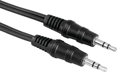 Zdjęcie produktu dla Hama AV Connecting Cable 3.5mm Stereo Jack Plug - Stereo Jack Plug, 1.5 m, 3.5mm, Męska, Męska, 1,5 m, Czarny