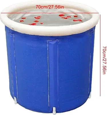 Produktbild von Faltbares Eisbad, blau, aufblasbar, inkl. Luftpumpe